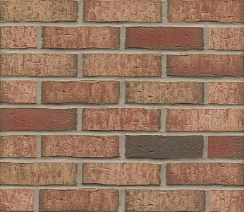 Плитка фасадная клинкерная Feldhaus Klinker R690WDF14 Sintra ardor blanca рельефная, 215x65x14  – 1