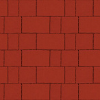 Тротуарная плитка Steinrus Новый город, красный, гладкая, 40 мм – 2