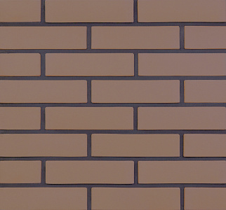 Кирпич облицовочный камелот темный шоколад одинарный гладкий полнотелый М-300 КС-Керамик – 4