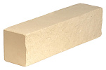 Кирпич гиперпрессованный брусок М-250 слоновая кость рустированный ложок  – 1