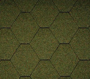 Гибкая черепица Icopal Icopal Natur зеленый лес – 1