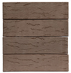 Кирпич облицовочный шоколад одинарный Руст НЗКМ – 5