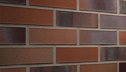 Кирпич клинкерный Feldhaus Klinker "Carbona ardor colori K560DF" с нагаром 240х115х52  – 1