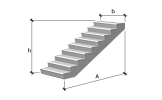 Лестничная ступень ЛС 14-2 – 1