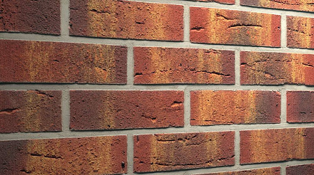 Кирпич клинкерный Feldhaus Klinker "Carmesi multi vascu K328NF90" с посыпкой  240х90х71  – 2