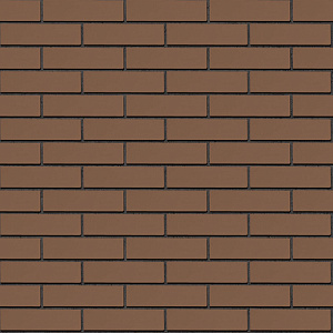 Кирпич облицовочный коричневый одинарный гладкий ЖКЗ – 3