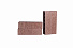 Кирпич гиперпрессованный одинарный Коричневый Топаз рустированный ложок СПК – 3