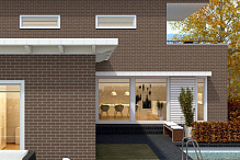 Плитка фасадная клинкерная Feldhaus Klinker R550NF9 Geo sabio рельефная с посыпкой, 240x71x9 – 2 Плитка фасадная клинкерная Feldhaus Klinker R550NF9 Geo sabio рельефная с посыпкой, 240x71x9 – 2