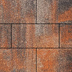 Тротуарная плитка Steinrus Парк Плейс ColorMix Рей, Native, 60 мм – 2