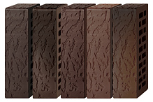 Кирпич облицовочный Графит Флэш евро Дуб М-200 ВКЗ – 2