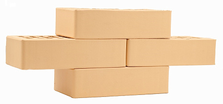 Кирпич облицовочный слоновая кость одинарный гладкий М-175 СтОскол – 4