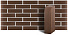 Кирпич облицовочный коричневый одинарный гладкий полнотелый угловой R-60 М-400 ЛСР – 2