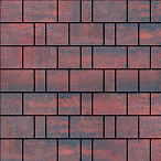 Тротуарная плитка Steinrus Bergamo Colormix Рейнир, гладкая, 40 мм – 2