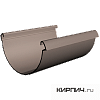 Полукруглый желоб LUX, ПВХ, цвет шоколад, 3 м. – 1
