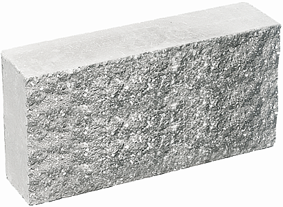 Плитка гиперпрессованная для цоколя серая рустированная 250х120х30 – 1