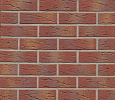 Плитка фасадная клинкерная Feldhaus Klinker R332NF9 Carmesi multi mana рельефная, 240x71x9 – 1