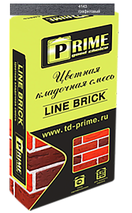 7146 Цветной кладочный раствор LineBrick "Klinker" зима PRIME графитовый, 25 кг – 1