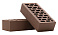 Кирпич облицовочный шоколад одинарный гладкий М-150 Магма – 3