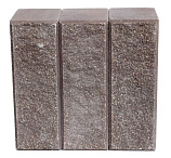 Кирпич гиперпрессованный полуторный Шоколад с Мрамором рустированный угол – 4