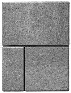 Тротуарная плитка Мозаика 200/200/300х100/200/200х60 серый – 3