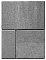 Тротуарная плитка Мозаика 200/200/300х100/200/200х60 серый – 3