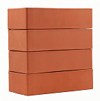 Кирпич облицовочный красный одинарный гладкий М-200 ВКЗ – 10