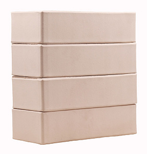 Кирпич облицовочный белый жемчуг одинарный гладкий М-175 УС Воротынский кирпич – 6