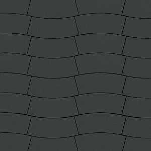 Тротуарная плитка Steinrus Аксио черный, гладкая, 80 мм – 2