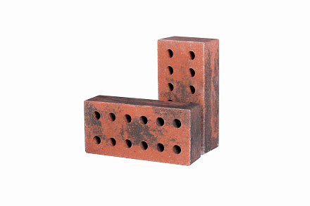 Кирпич гиперпрессованный одинарный Красный Берилл гладкий СПК – 2