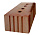 Кирпич строительный полнотелый с тех.пустотами полуторный М-150 рифленый Смоленский КЗ – 1
