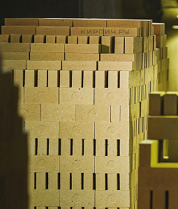 Кирпич шамотный огнеупорный 250х124х65 ШБ-8  гладкий  – 2