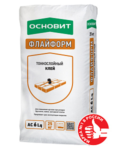 АС6 Lq Клей для укладки брусчатки Основит Флайформ 25 кг – 1