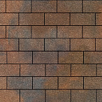 Тротуарная плитка Steinrus Прямоугольник ColorMix Штайнрус, native, 60 мм – 2