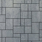 Тротуарная плитка Steinrus Инсбрук Альпен ColorMix Монохром, гладкая, 60 мм – 2