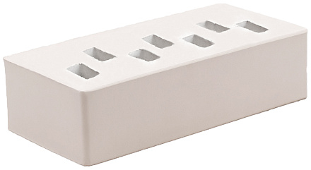 Кирпич облицовочный белый одинарный гладкий полнотелый Красная Гвардия – 2