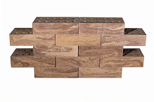 Кирпич гиперпрессованный одинарный Желтая Яшма гладкий СПК – 5