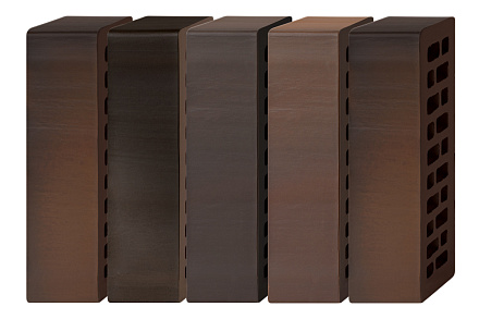 Кирпич облицовочный Графит Флэш евро гладкий М-200 ВКЗ – 2