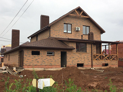 Кирпич облицовочный Флеш-обжиг евро Антик М-150 Магма – 7