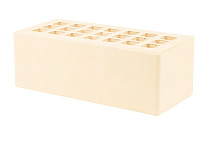 Кирпич облицовочный белый полуторный гладкий ЖКЗ – 2