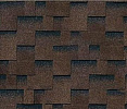 Гибкая черепица Shinglas Кадриль Аккорд (серия Классик) коричневый  – 1