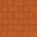 Тротуарная плитка Steinrus Новый город оранжевый, native, 40 мм – 2
