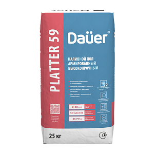 Наливной пол высокопрочный 25 кг PLATTER® SELF 59 – 1