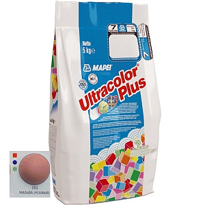 Затирка цементная Mapei Ultracolor Plus №161 лилово-розовая 5 кг – 1