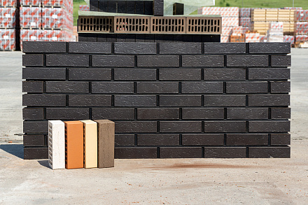 Кирпич облицовочный Black Premium одинарный Красная Гвардия – 5