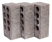 Кирпич гиперпрессованный полуторный Шоколад с Мрамором рустированный угол – 5