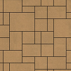 Тротуарная плитка Steinrus Инсбрук Альпен песочный, гладкая, 60 мм – 2