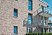 Плитка фасадная клинкерная Feldhaus Klinker R682DF17 Sintra argo blanco  рельефная, 240x52x17  – 3