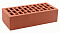 Кирпич облицовочный красный одинарный гладкий М-150 Магма – 1