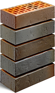 Кирпич облицовочный Флеш Агат одинарный Сахара Магма – 1