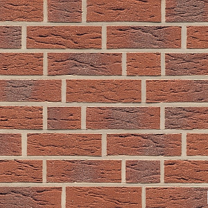 Кирпич клинкерный Feldhaus Klinker "Carmesi aczent mana K345NF" с посыпкой  240х115х71  – 1